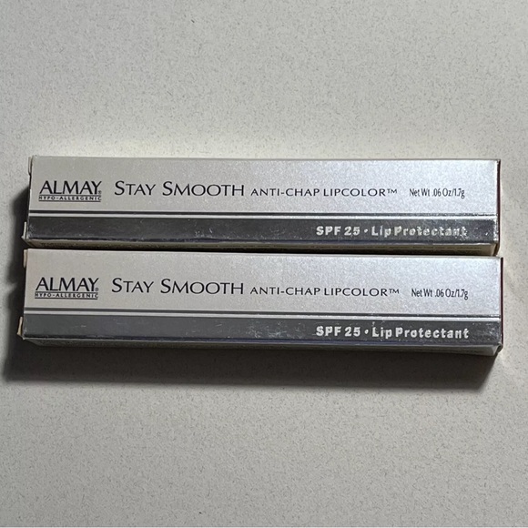 2x ALMAY Stay Smooth Anti-Chap Lipcolor with SPF 25 - Lip Protectant #TAWNY - Picture 2 of 7